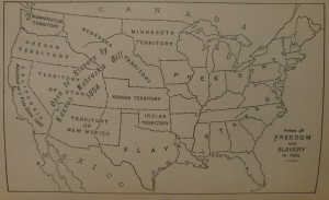 1854 Slavery Map